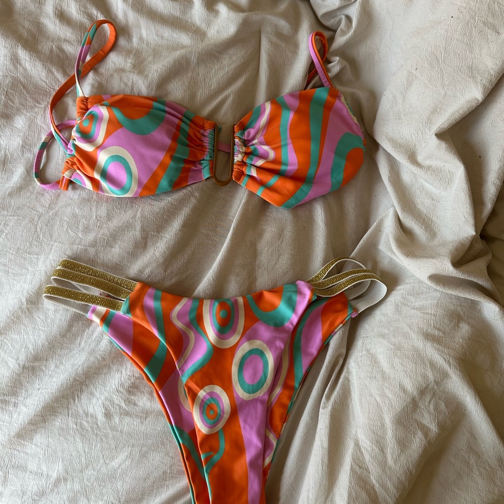 Colorful Swirl Bikini Set